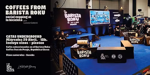 Coffees from Barista Roku - social cupping with LukMasterBrewing