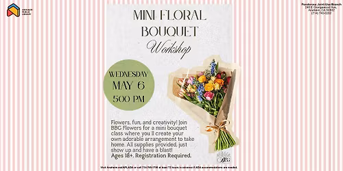 Mini Floral Bouquet Workshop