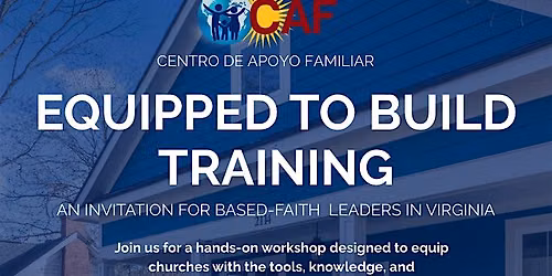 Equipped to Build Training \/ Equipado para Construir