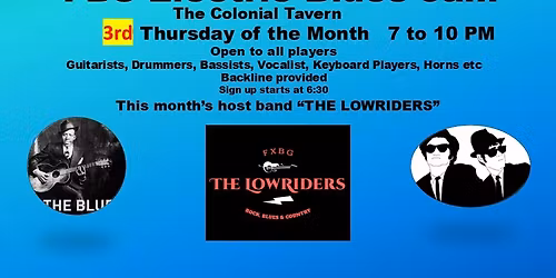 FBS 3rd (NOT 4th) Thursday Electric Blues Jam Session