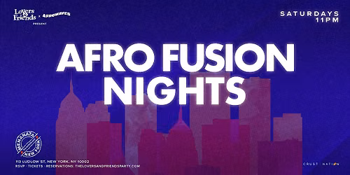 AFRO FUSION: Afrobeats Party at the Legendary Mehanata Bar NYC