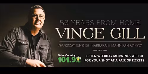 50 Years From Home Tour - Vince Gill 