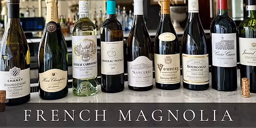 Wine Flight Wednesdays at French Magnolia's Bubble Bar