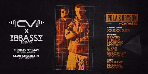 Pola &amp; Bryson w Carasel: Bank Holiday Rave + Special Guest TBA