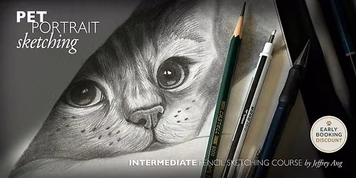 [NON NSA] Pet Portrait Pencil Sketching Intermediate by Jeffrey