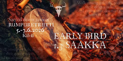 Rumpuretriitti: 5.-7.6.2026 K\u00e4lvi\u00e4 - Early Bird 1.3 saakka!! 