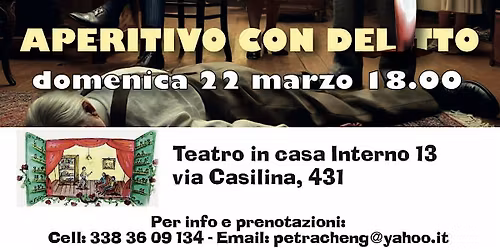 Aperitivo con delitto "Il bradipo"