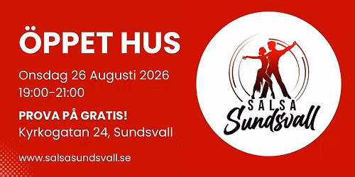 \u00d6ppet Hus p\u00e5 Salsa Sundsvall \ud83d\udc83\u2728