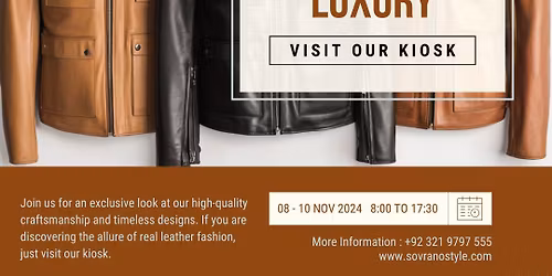 Sovrano's Luxurious Leather Collection Exhibition