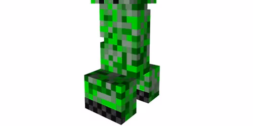 After hours Minecraft Creeper Flashlight Tag