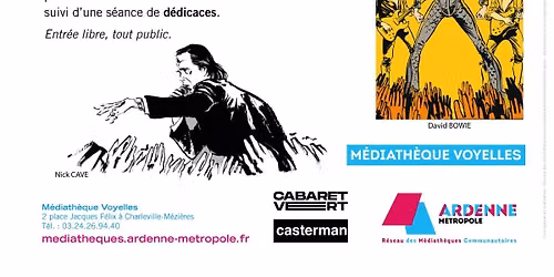 ROCK ICONS : VERNISSAGE + CONCERT DESSINE