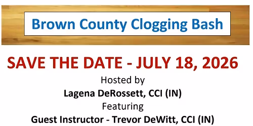 Brown County Clogging Bash 2026