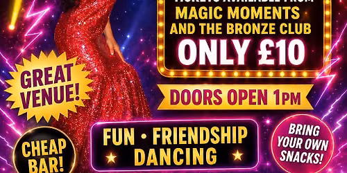 Magic Moments presents The Alison D Show @ The Bronze Club CH44 2AG.. Ticket event \ud83d\udd25