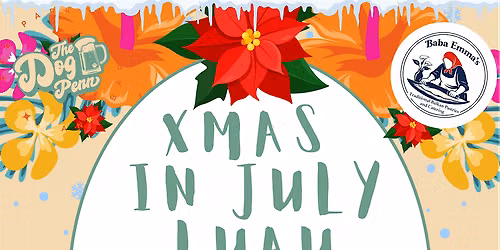 Xmas in July Luau: Dog Foam Party & Pig Roast