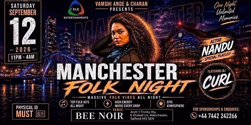 Manchester FOLK NIGHT by ELE.ENTERTAINMENTS