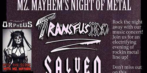 Mz Mayhem\u2019s Night of Metal