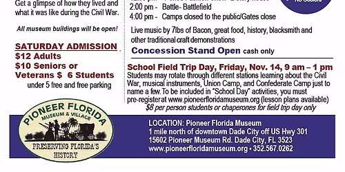 Civil War Living History Event