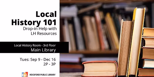 Local History 101: Drop-in Help with LH Resources