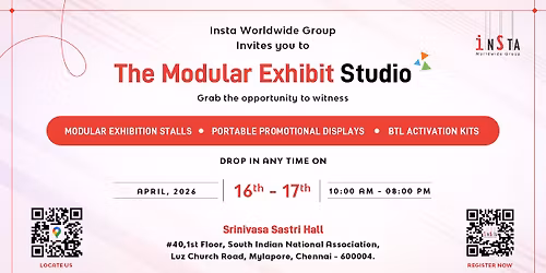 The Modular Exhibit Studio - Chennai 2026