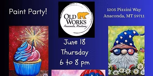 Paint party at Old Works! \ud83c\udf86