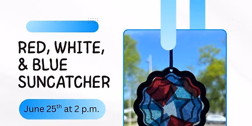 Red, White & Blue Suncatcher