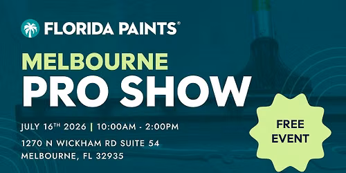 FREE Floor Coatings Pro-Show | Florida Paints Melbourne