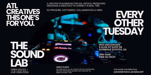 The Sound Lab: Open Decks & Creative Jam