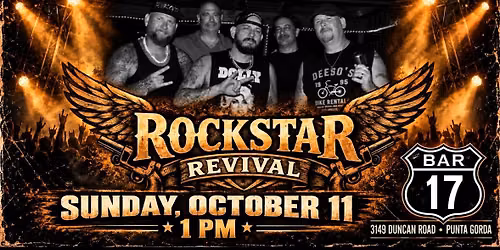 Rockstar Revival will be Rockin\u2019 the stage at Bar 17 Oct 11!