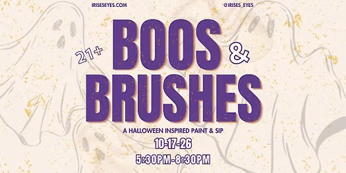 Boos & Brushes - A Halloween Paint and Sip