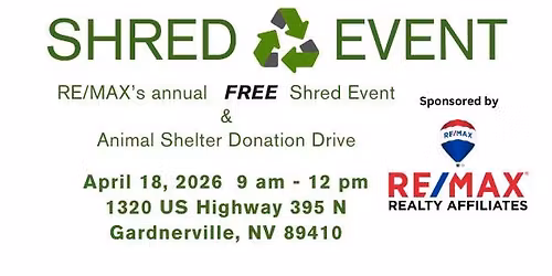 FREE Document Shred Event & Animal Shelter Donation Drive