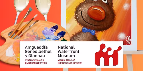 Grown Up Paint Along at The National Waterfront Museum - Rudolph