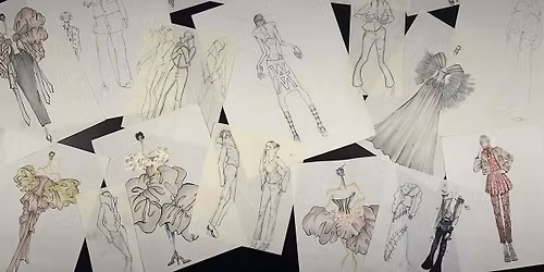Sketch the Runway: Live Fashion Drawing at Mood Fabrics