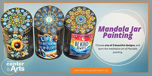 Mandala Decorative Jar Painting