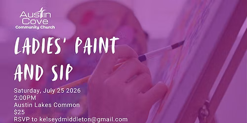 Ladies\u2019 Paint and Sip