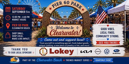 Pier 60 Park- Clearwater themed market series 