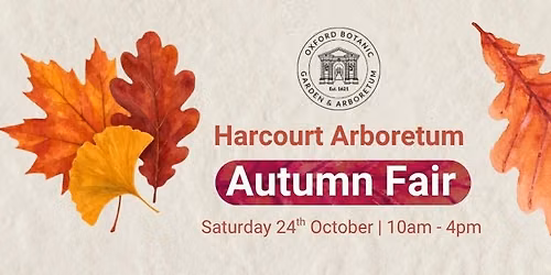 Harcourt Arboretum Autumn Fair