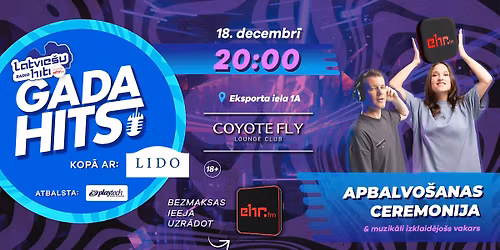 GADA HITS 2025 APBALVO\u0160ANA @COYOTE FLY