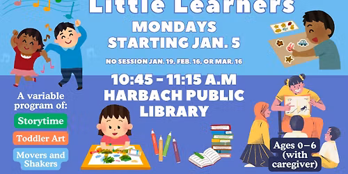 Little Learners at Harbach Public Library