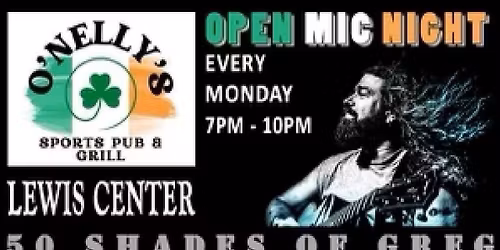 Open Mic at O\u2019Nelly\u2019s Sports Pub &Grill