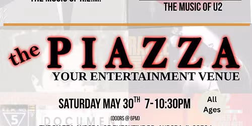 Two Icons, One Night \u2013 Without U2 (Music of U2) + Men On The Moon (R.E.M. Tribute)
