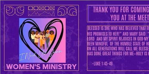 I Need U2 Survive Women's Ministry