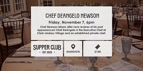 Supper Club \u2014 Nov. 7