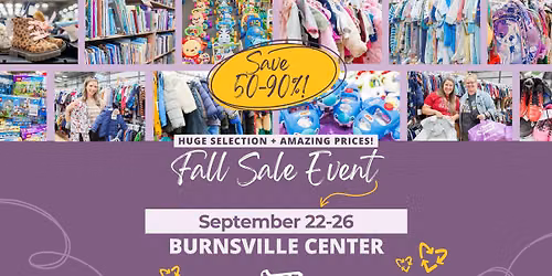 HUGE Fall Kids Resale Event-> Everything Babies to Teens!