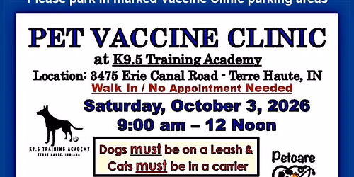 Fall Vaccine Clinic 10\/3\/26