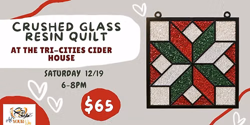 Crushed Glass Resin Quilt