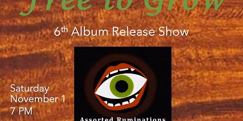 Free to Grow Album Release Event with Special Guests Keegan and the Vandalorians