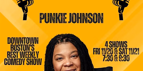Comedy Night w\/ Punkie Johnson @ Elephant & Castle