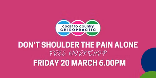 Don't shoulder the pain alone! Understand it. Move it. Protect it. 