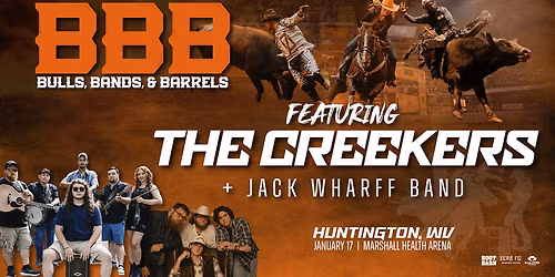 Bulls, Bands & Barrels with The Creekers and The Jack Wharff Band
