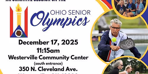 Ohio Senior Olympics Info Session